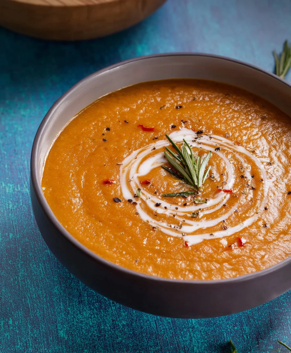 Roasted Vegetable Soup- Creamy & Flavorful Delight