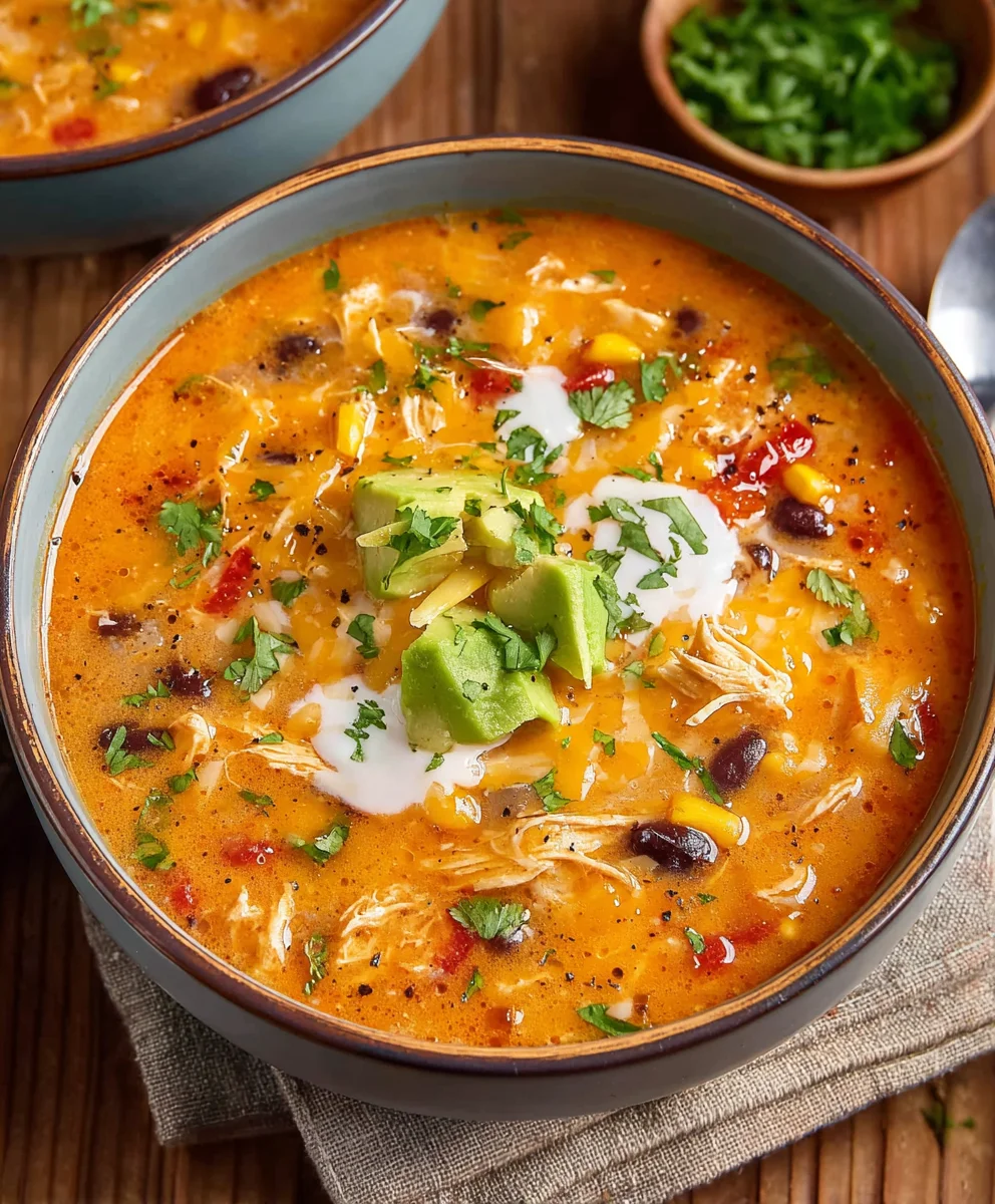 Creamy Chicken Enchilada Soup - Easy Comfort Meal