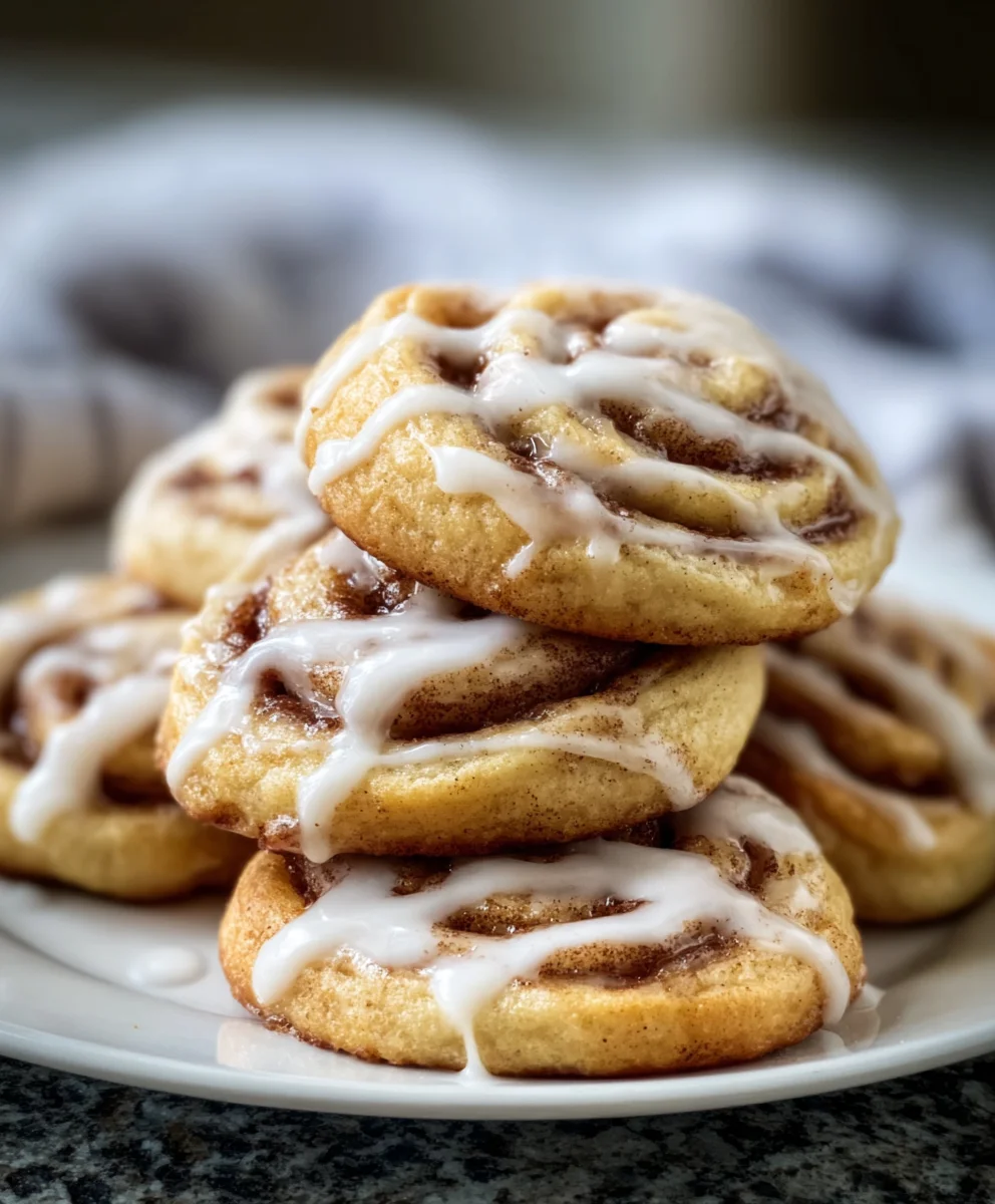 Cinnamon Roll Cookies - Easy Swirl Dessert Recipe