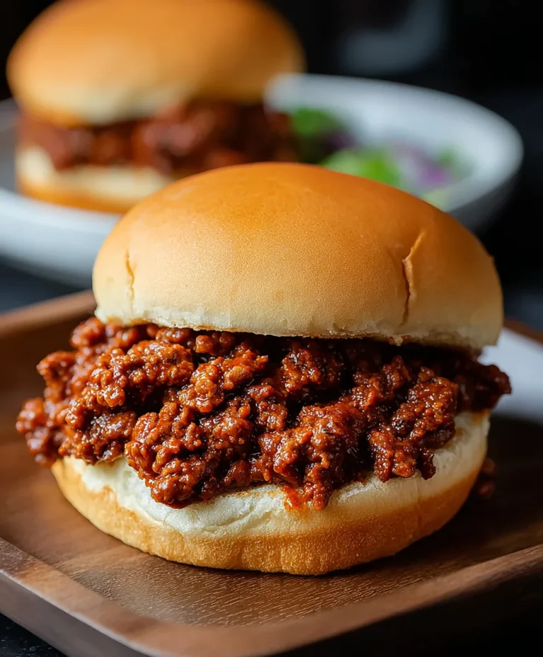 Easy Homemade Beef Sloppy Joes Quick Recipe