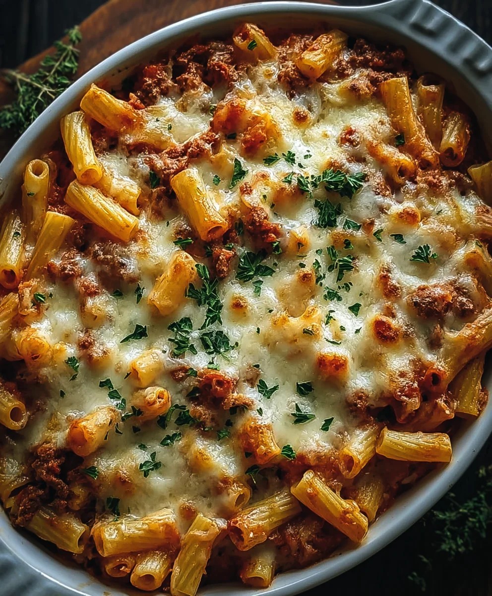 Ultimate Creamy Cheesy Baked Ziti Recipe