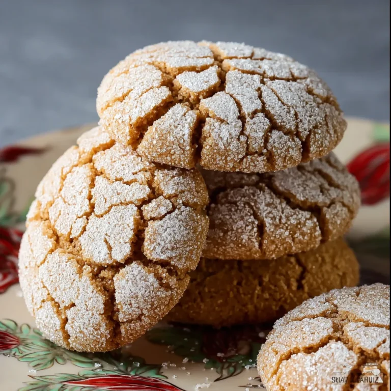 Gin Extract Gin Extractract Gingerbread Crinkle Cookie Recipe