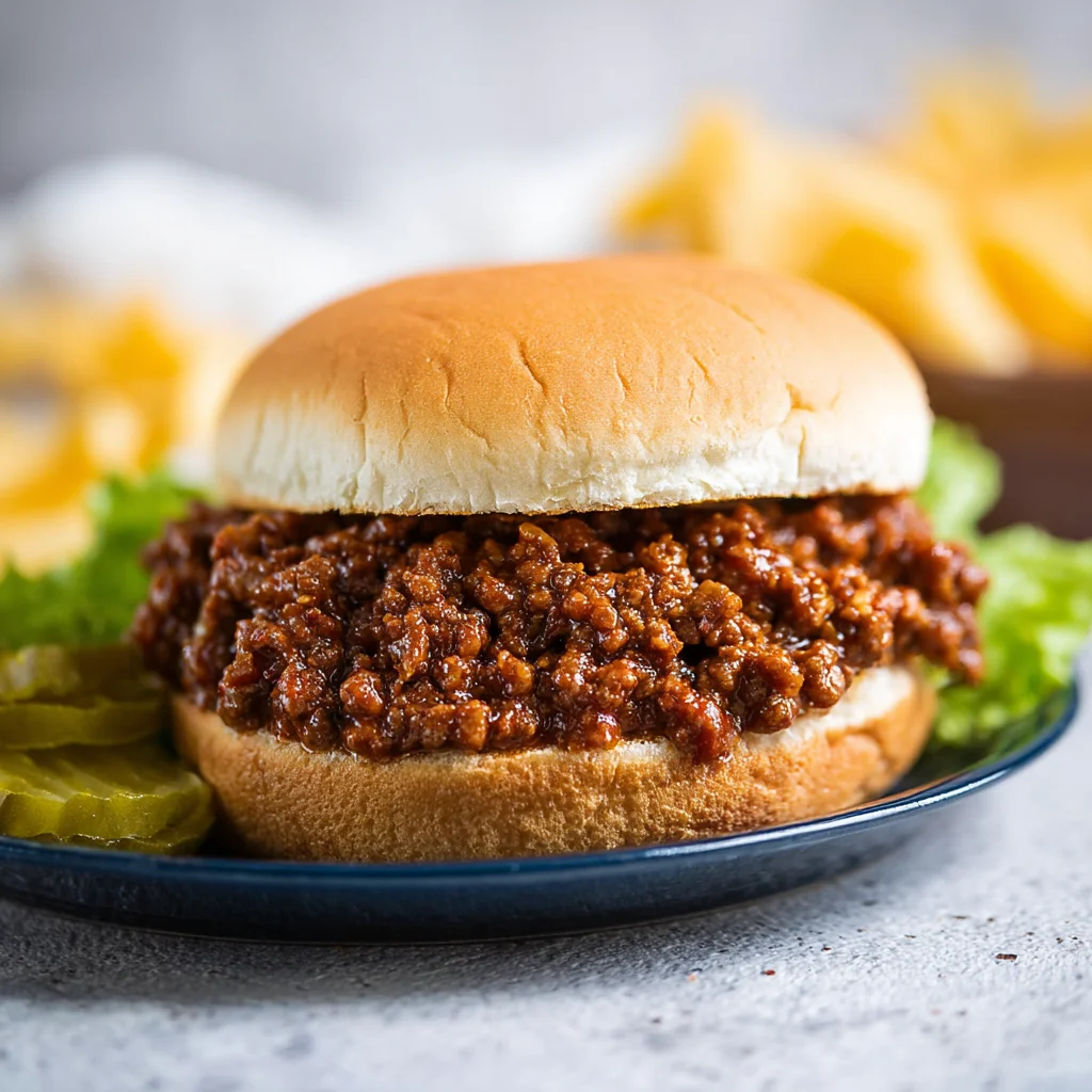 Easy Beef Sloppy Joes-Quick Family Favorite
