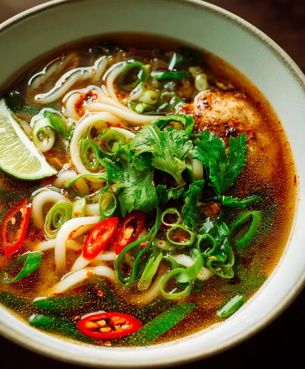 Easy Spicy Garlic Chicken Broth - Flavorful & Fast