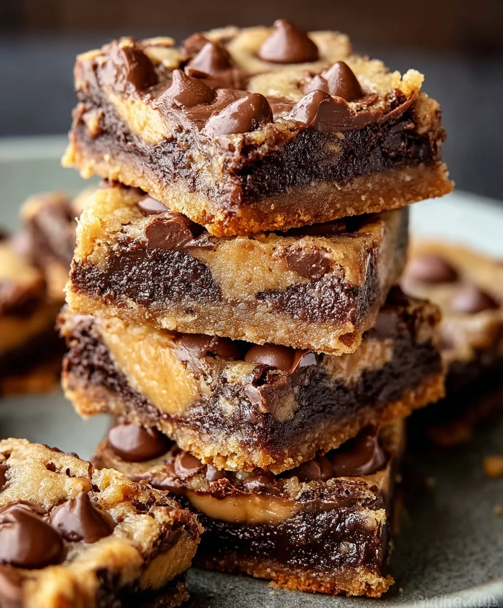 Peanut Butter Cup Gooey Bars-Decadent Treat
