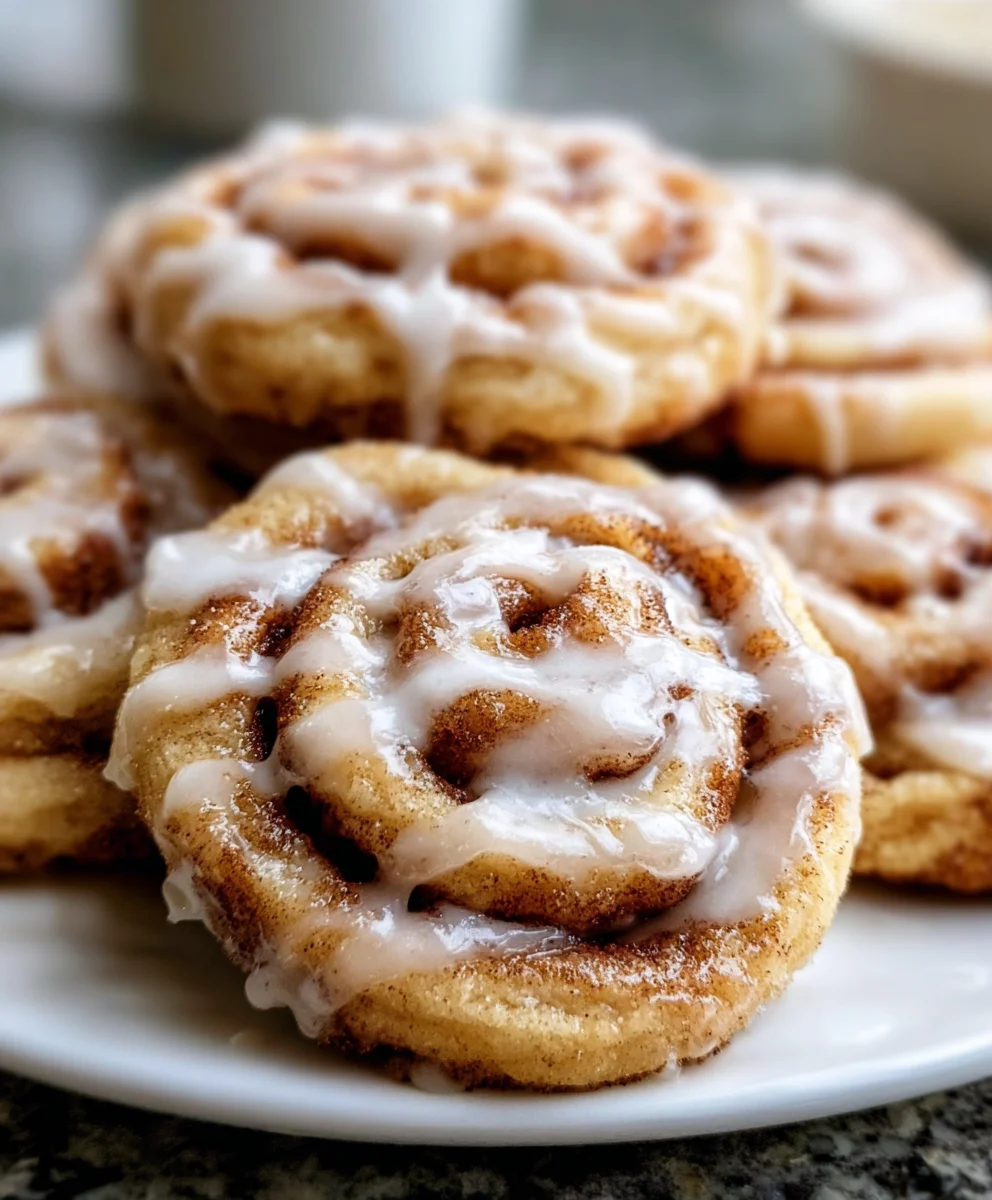 Cinnamon Roll Cookies - Easy Swirl Dessert Recipe
