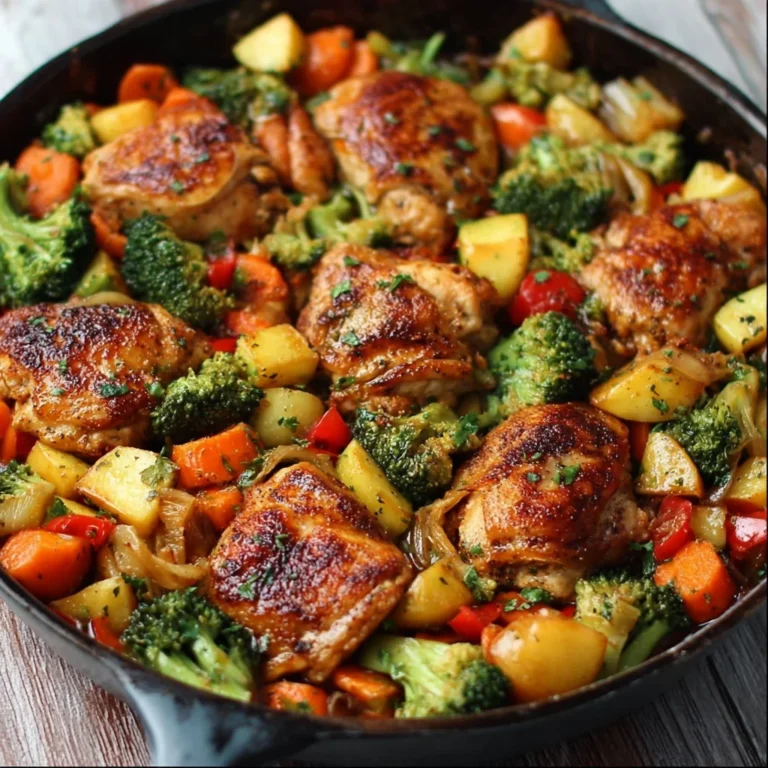 One Pot Chicken Skillet – Healthy Low Carb Meal
