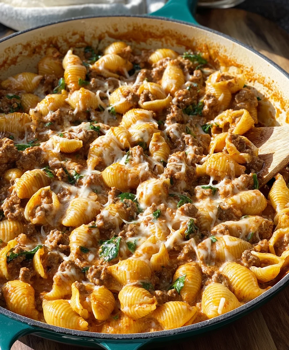 Creamy Beef and Shells Recipe-Easy & Delicious