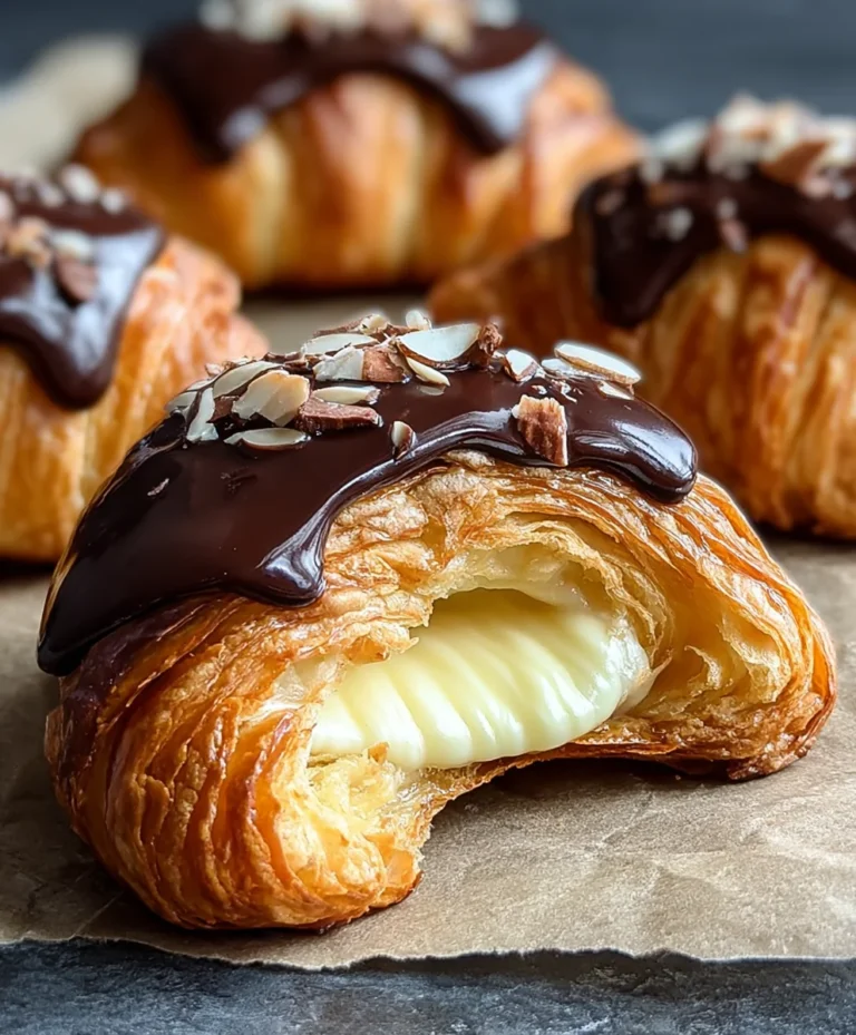 Boston Cream Pie Croissants – Delicious French Pastry Twist