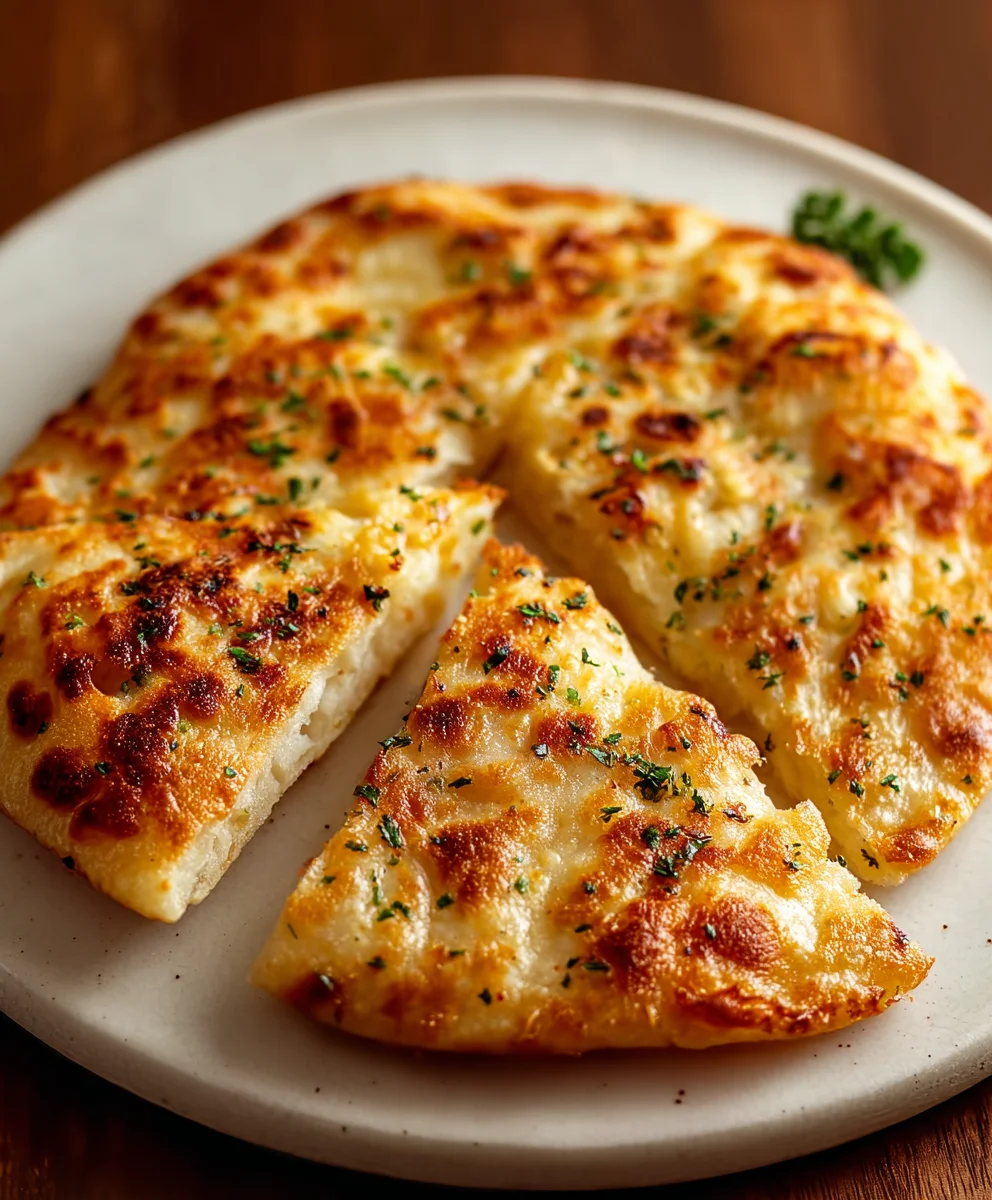 Air Fryer Garlic Bread Tortilla-Quick Easy Recipe