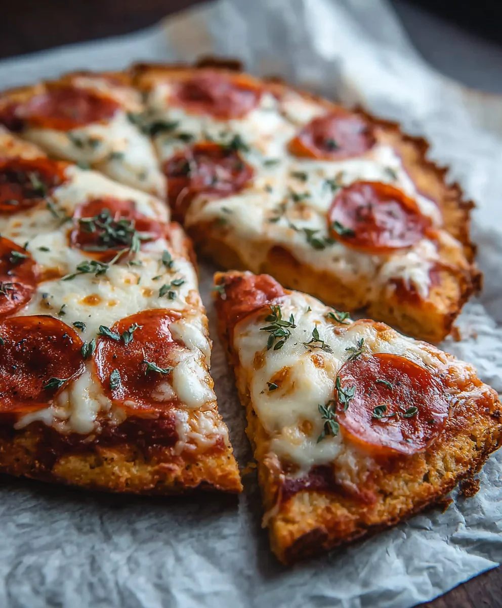 Easy Keto Chicken Crust Pizza Recipe-Low Carb