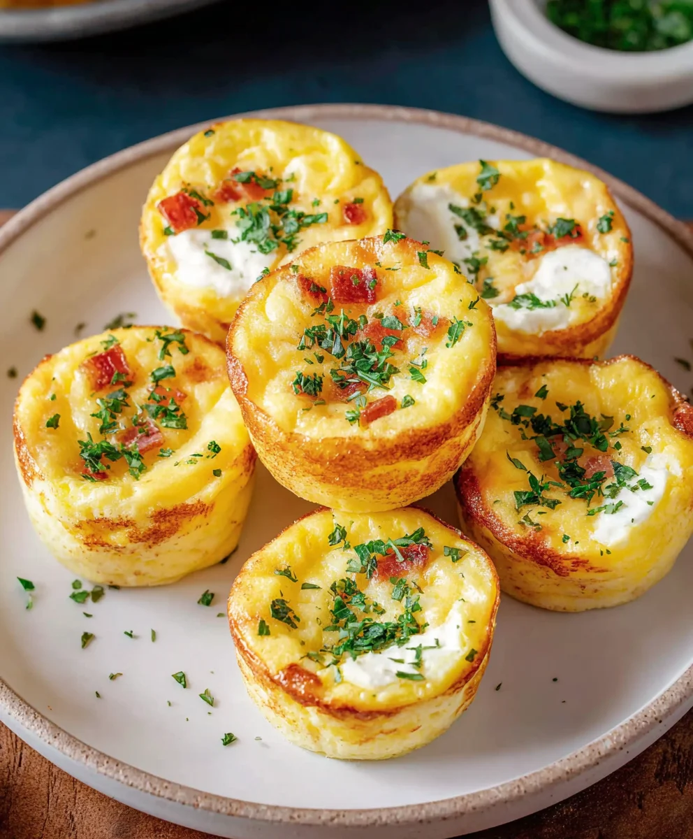 Creamy Cottage Cheese Egg Bites- Easy & Delicious