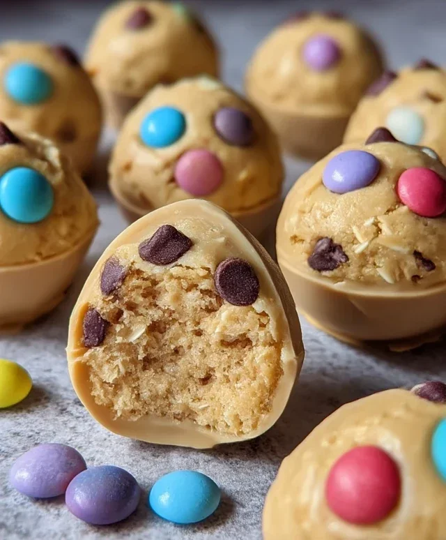 Easter Egg Cookie Dough Bites