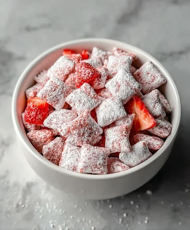 Strawberry Shortcake Puppy Chow