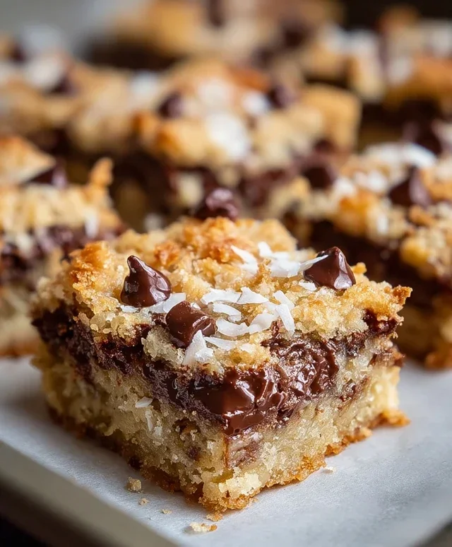 Almond Joy Cookie Bars