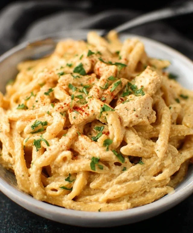Crock Pot Creamy Cajun Chicken Pasta