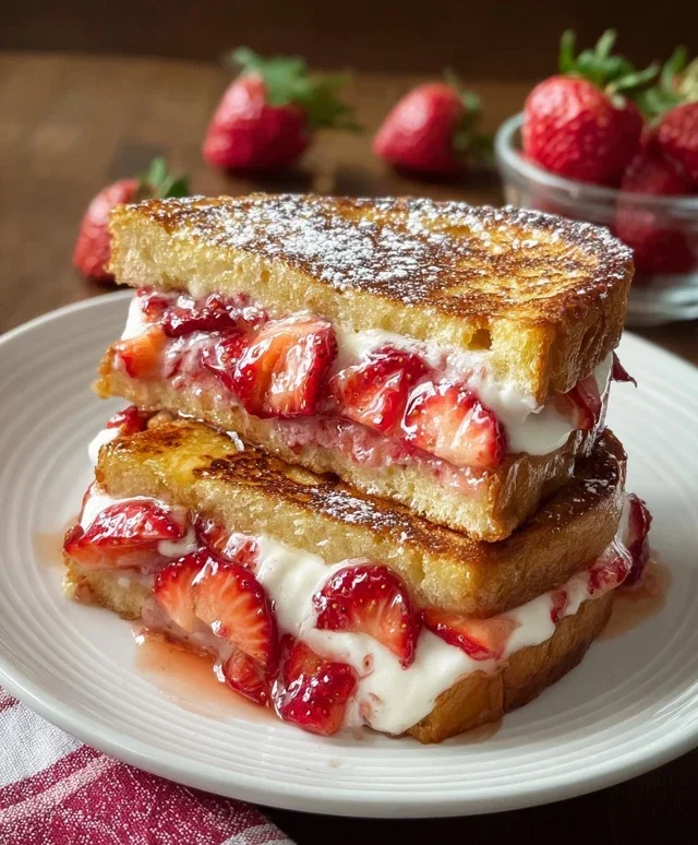 Strawberry Cheesecake French Toast
