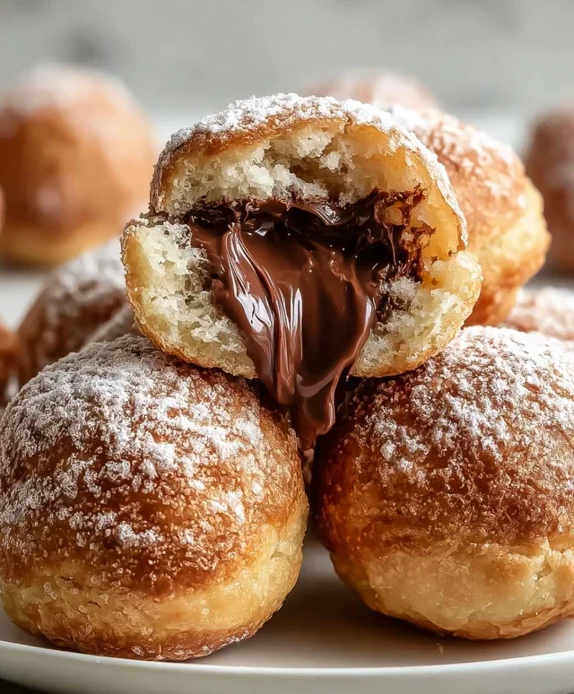 Air Fryer Nutella Bombs