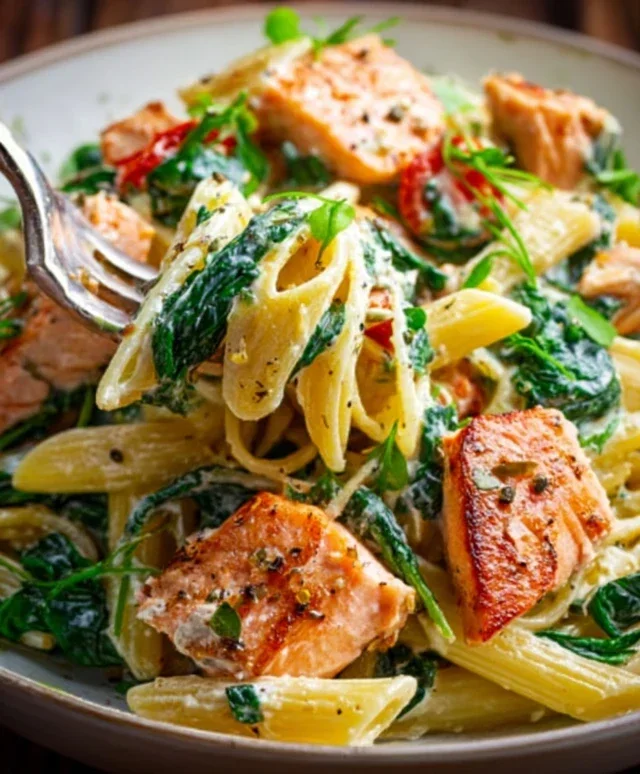 Salmon Spinach Pasta Dish: A Delicious and Nutritious Recipe to Try Today