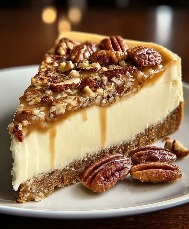 Butter Pecan Cheesecake