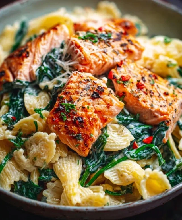 Salmon Spinach Pasta Dish: A Delicious and Nutritious Recipe to Try Today