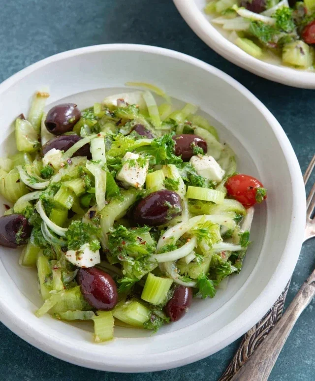 Mediterranean Celery Salad