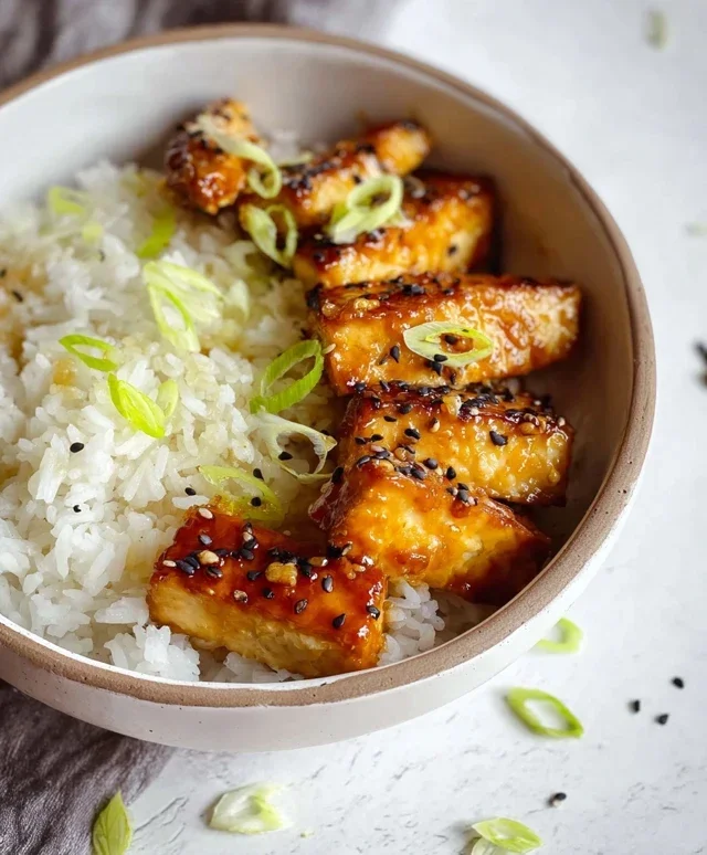 Honey Garlic Tofu