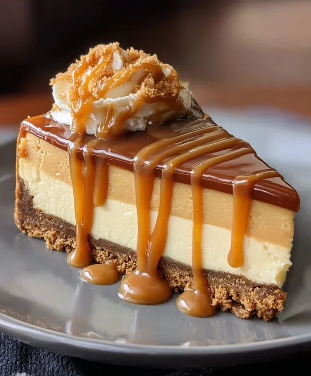 Cookie Butter Caramel Cheesecake