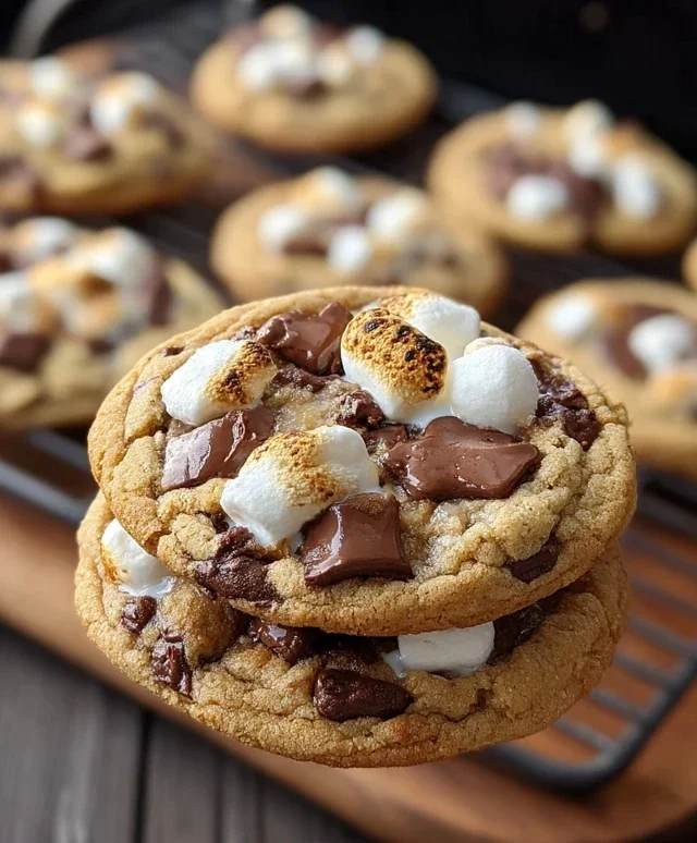 S'mores Cookies and Cream Cookies