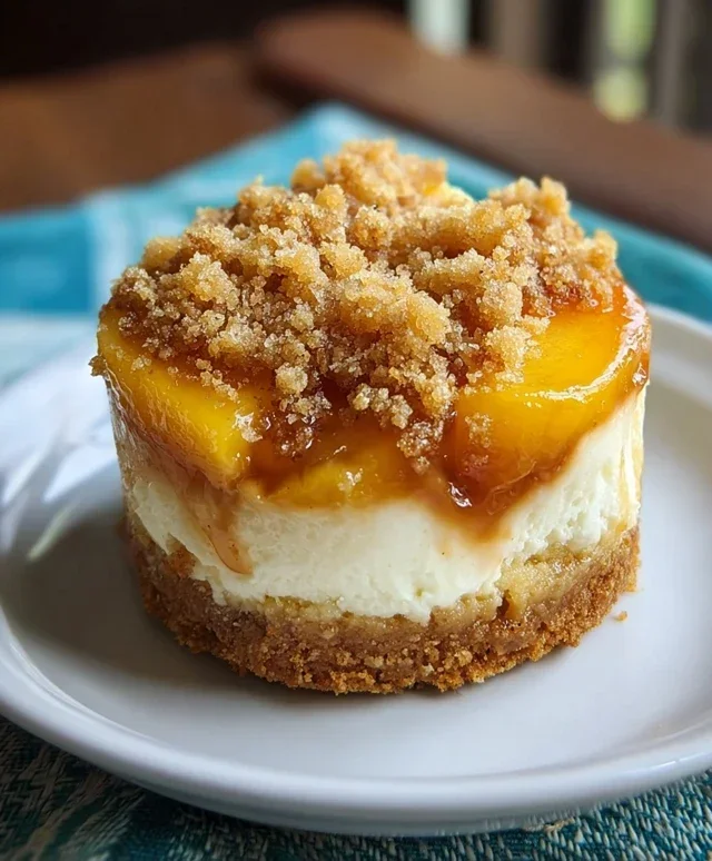 Peach Cobbler Cheesecake
