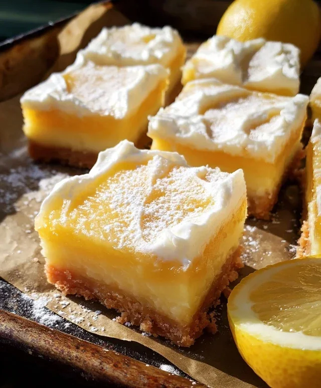 Tangy citrus dessert squares