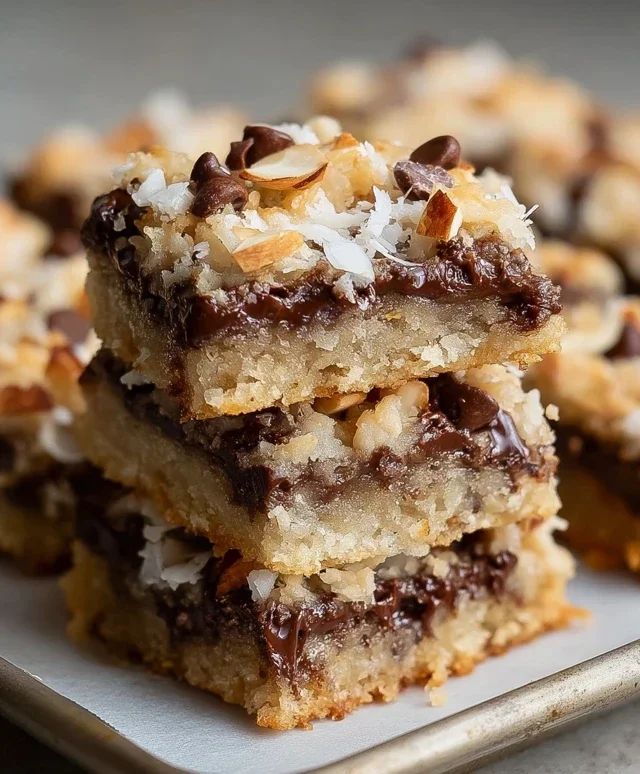 Almond Joy Cookie Bars