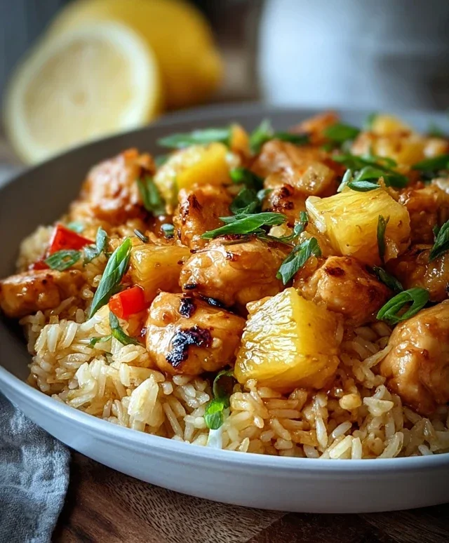 Pineapple Chicken and Rice