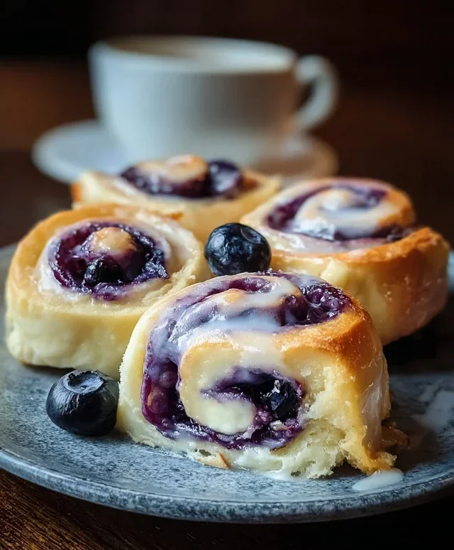 Blueberry Cheesecake Rolls