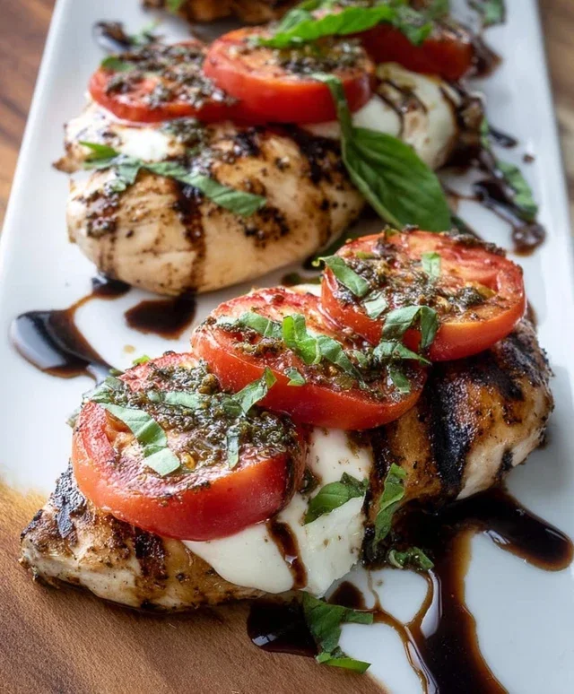 Grilled Chicken Caprese